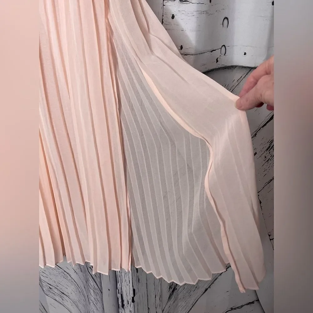 Victoria’s Secret Sheer Pleated Maxi Skirt